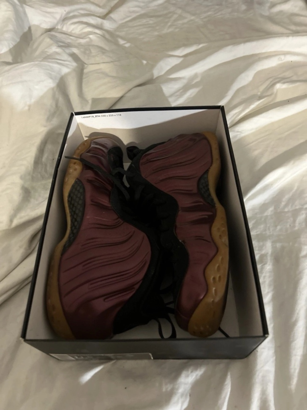 Nike Foamposite One Maroon